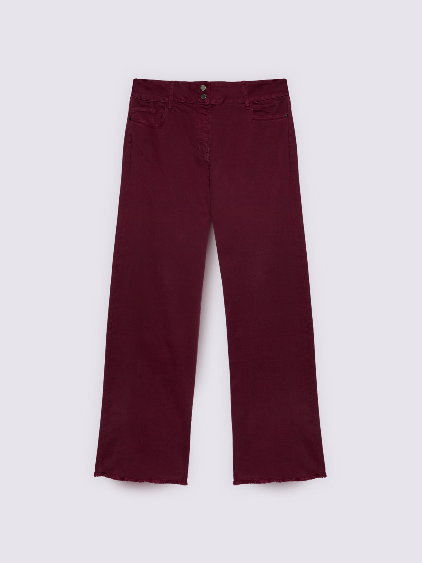 New regular fit jeans in burgundy image number 4