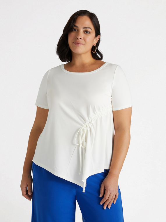 Gathered T-shirt