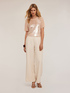 T-shirt in tulle con maxi paillettes image number 2