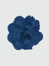 Blumenbrosche aus Denim image number 1