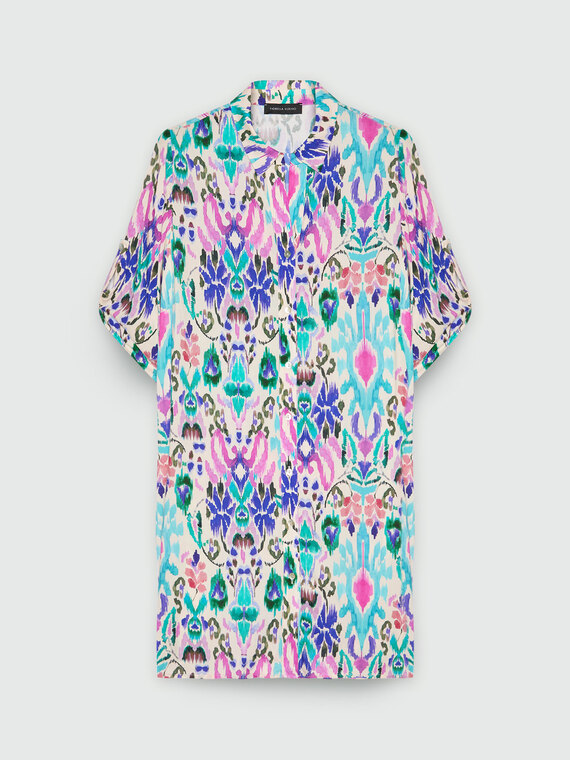 Bedrucktes Hemdkleid