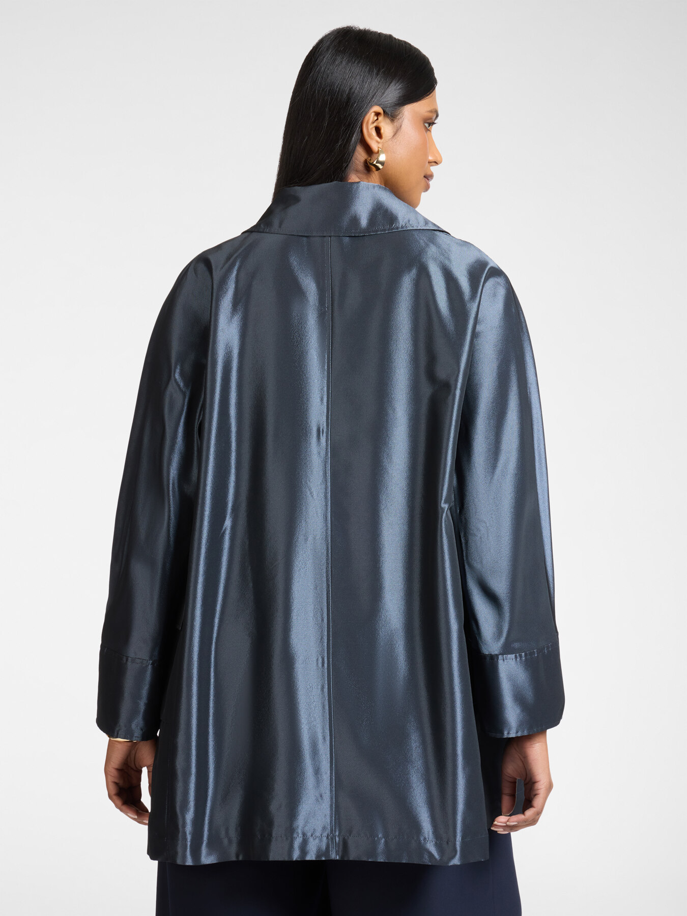 Veste longue en taffetas image number 1