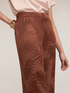 Pantalones palazzo en raso jacquard image number 3