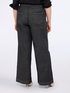 Jeans wide leg con bottone gioiello image number 1