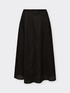 Gored linen skirt image number 4
