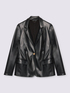 Coated fabric blazer image number 4