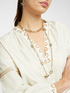 Blouse with ethnic embroidery image number 3