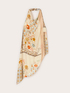 Top asimetric cu imprimeu floral image number 4