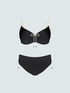 Zweiteiliger Bikini mit Kontrastdetails image number 5
