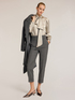 Blouse body en satin avec nœud au cou image number 3