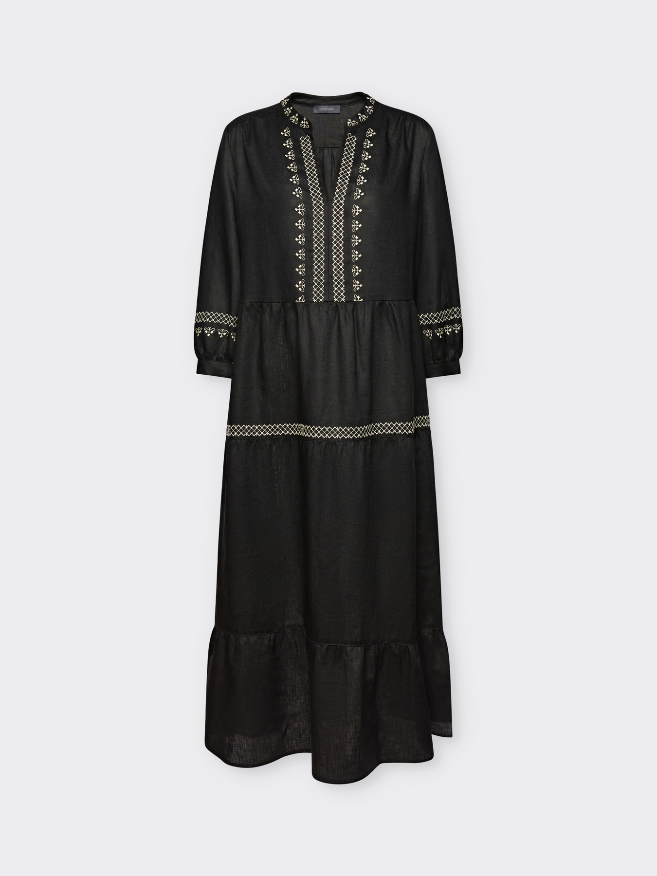Robe brodée en lin image number 4