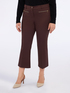Pantaloni kick flare in Punto Milano con zip image number 2