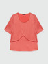 Bluse mit Volants und Stickerei image number 4