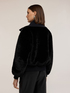 Chaqueta efecto teddy con cuello alto image number 1