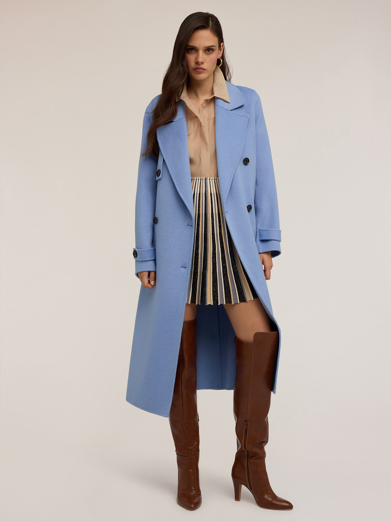 Wool blend trench coat image number 0