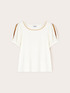 T-shirt with balloon sleeves image number 4