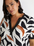 Foliage print blouse image number 3