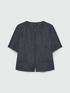 Denim jacket with micro studs image number 4