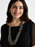 Two-tone multi-strand necklace image number 0