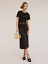 T-shirt boxy con scritta ricamata image number 2