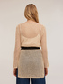 Crochet-effect knitted tunic image number 1