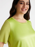 T-Shirt aus Satin und Jersey Lurex image number 2