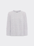 Maglia a trecce in pura lana image number 4
