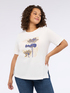 Baumwoll-Jersey-T-Shirt mit Blumendruck image number 2