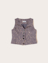 Weste aus Viskose-Twill mit Blumendruck image number 4