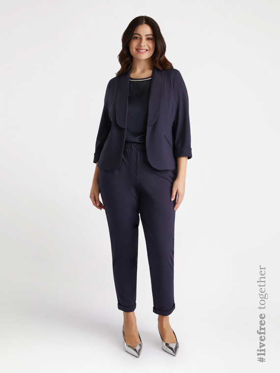 Blazer in Milano-Rib