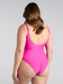Maillot de bain une pièce motif chevrons effet 3D image number 1