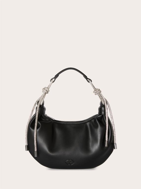 Hobo bag con pendenti gioiello