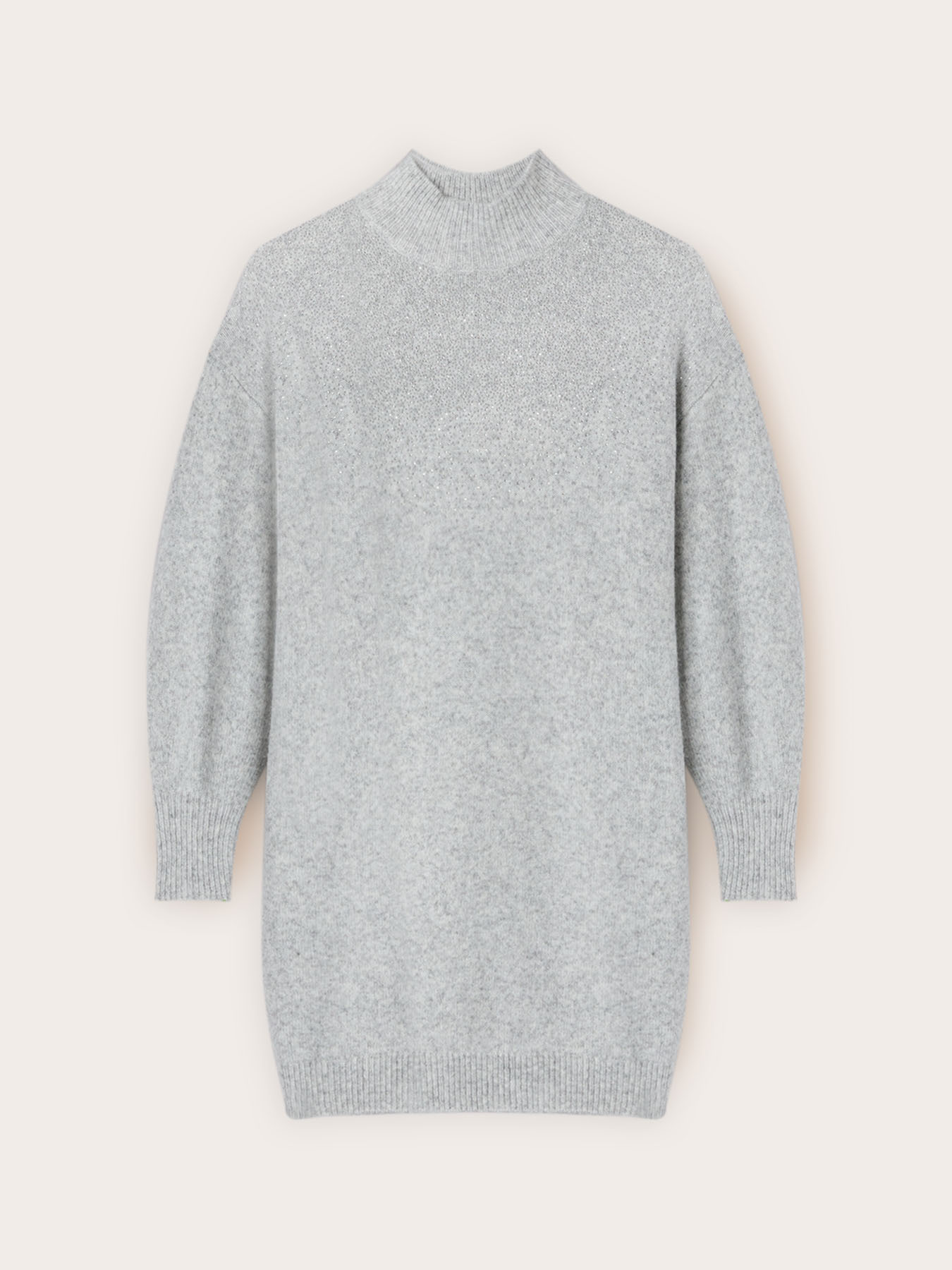 Robe regular en maille avec strass image number 4