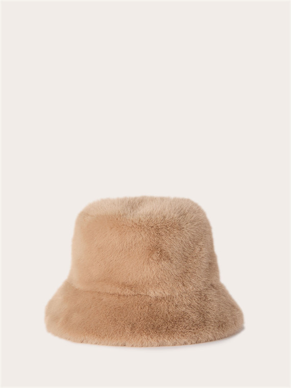 Cappello effetto peluche