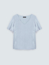 Metallic textured blouse with light spots image number 4