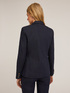 Blazer la un singur rând de nasturi din denim image number 1
