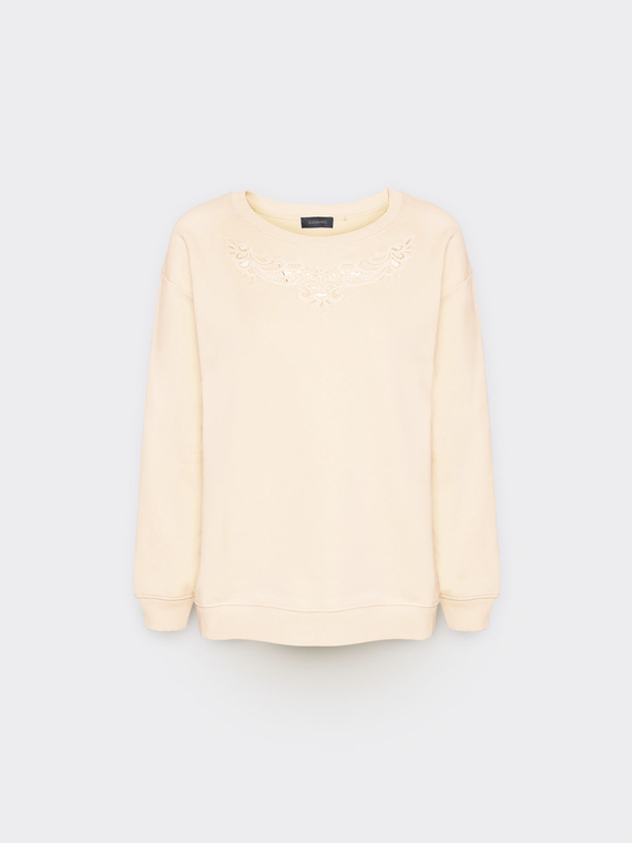 Besticktes Sweatshirt