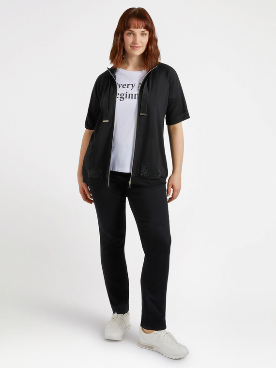 Sweatshirt mit kurzen Ärmeln