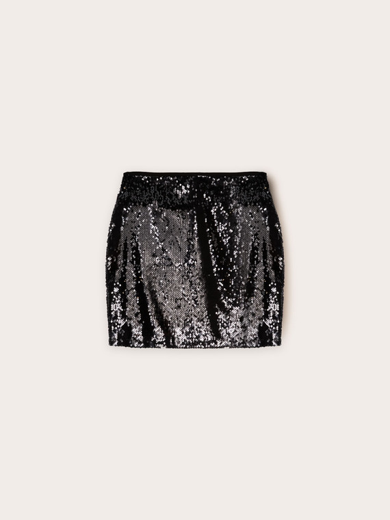 Sequin miniskirt