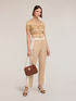 Striped lurex blend sweater image number 3