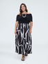 Chill Off-Shoulder-Kleid mit Print image number 4