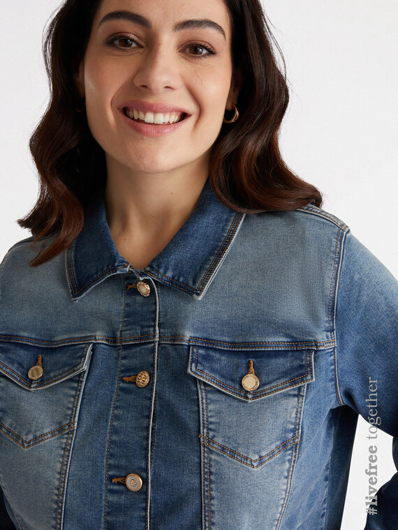 Denim-Blousonjacke