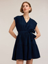 Short dress with jersey frill image number 2
