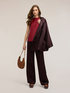 Wide-leg trousers in linen blend image number 0