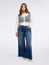Musselinbluse mit Bouclé-Einsatz image number 3