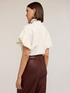 Pull oversize avec tresse et volant image number 1