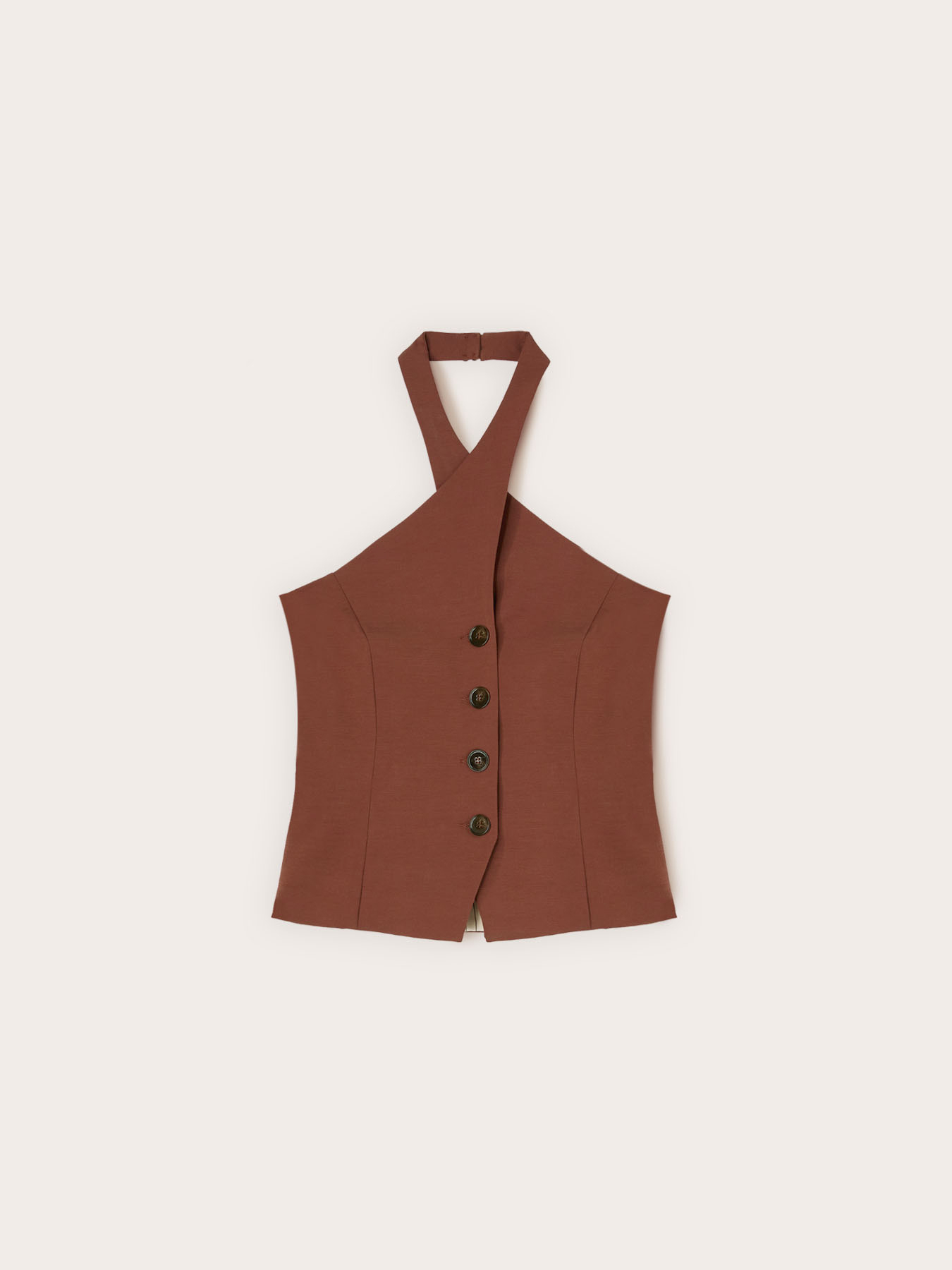 Top halter neck The Tailoring Lab image number 5