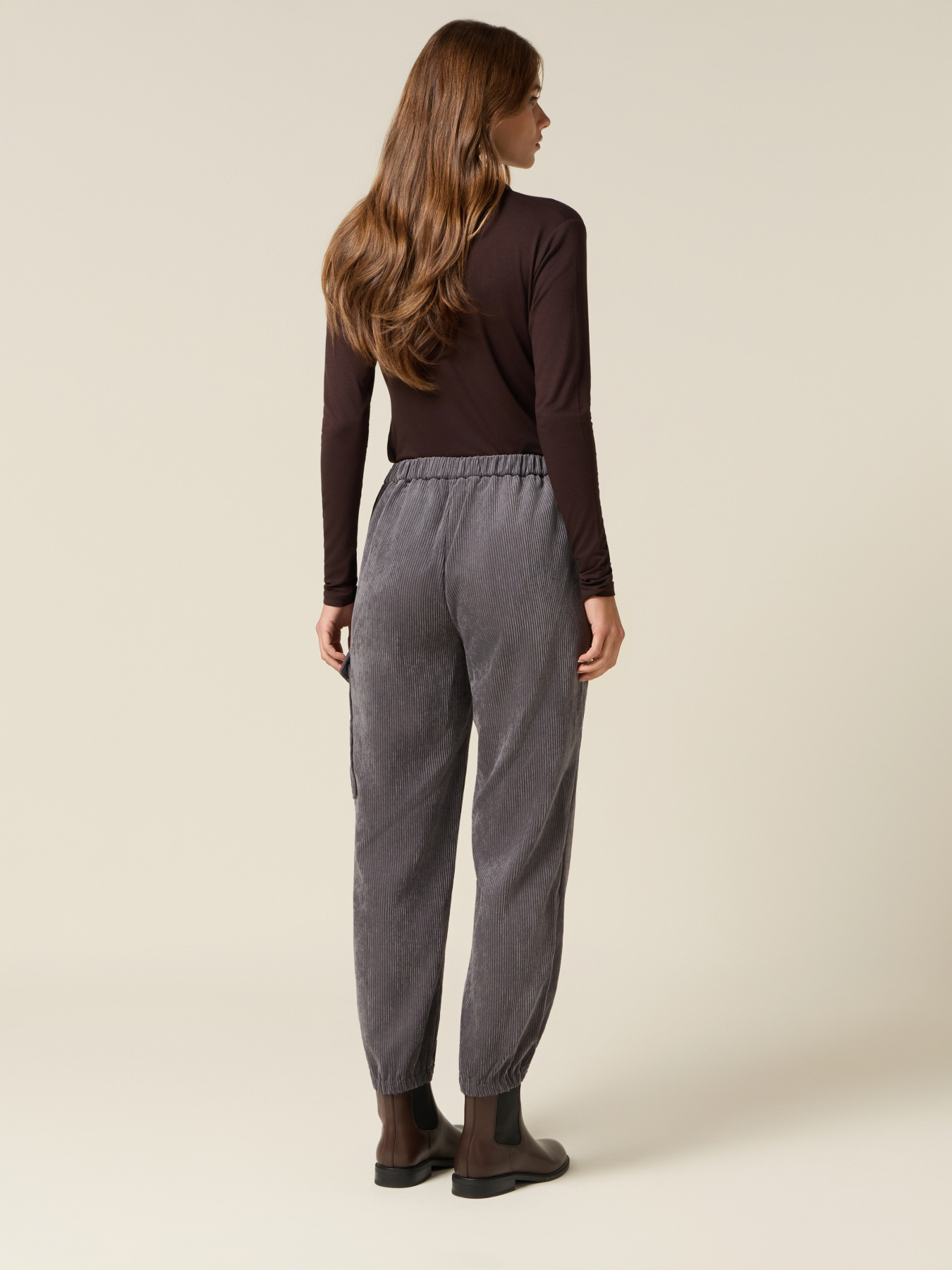 Corduroy cargo pants image number 1