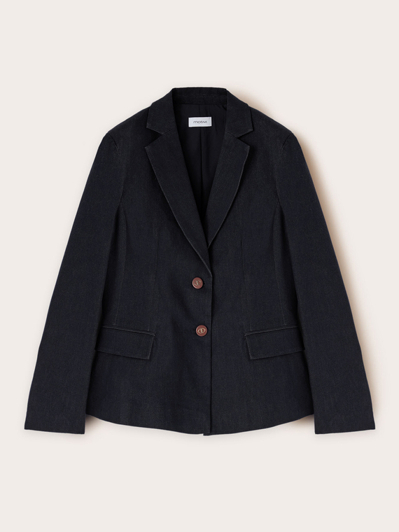 Giacca blazer in denim