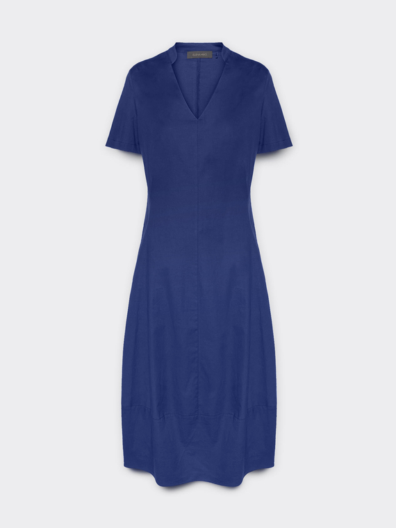 Robe évasée en coton